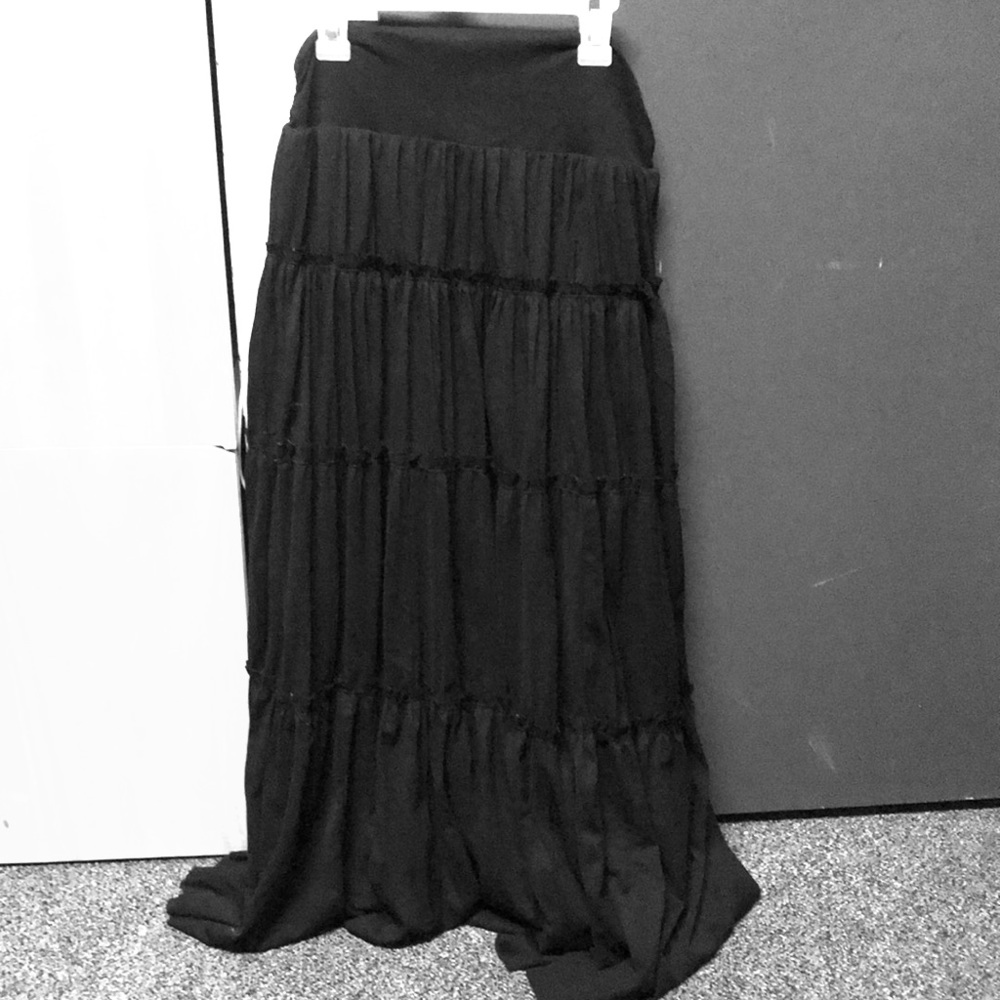 Long black skirt